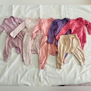 Butterblu baby onesies and joggers, 9 pieces